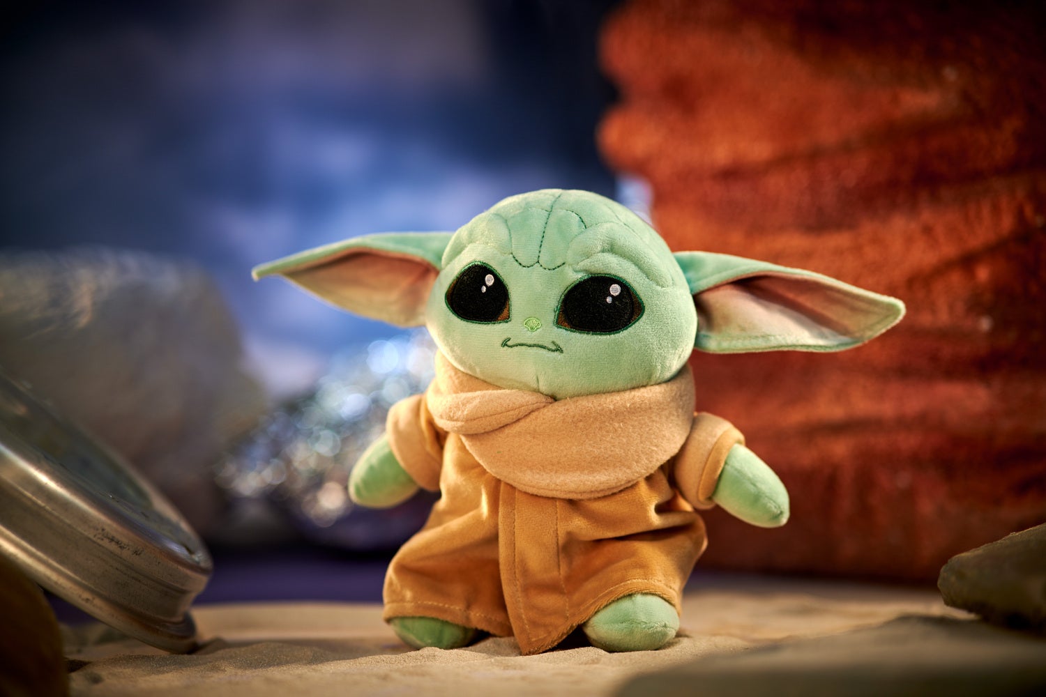 Disney knuffel Star Wars baby yoda groen 18 x 10 x 25 cm