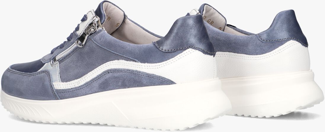 blauwe waldlaufer lage sneakers janka