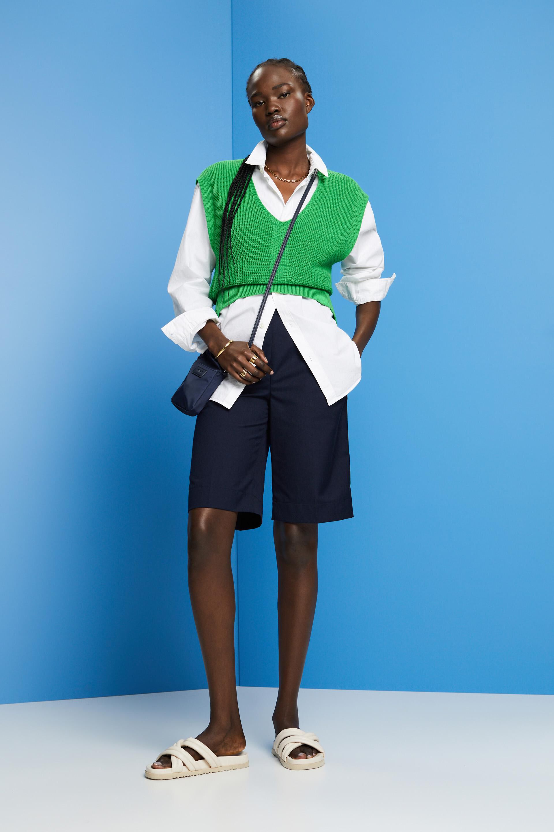 Bermuda taille haute