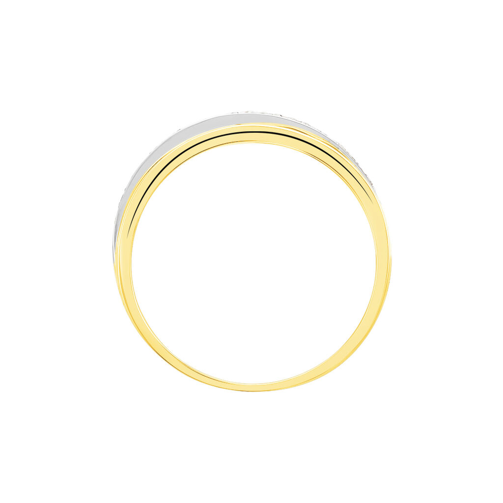 Bague Layan Or Tricolore Diamant