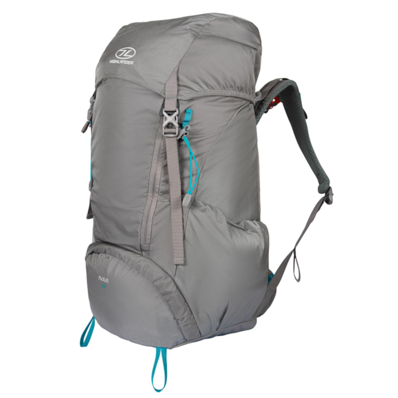 Highlander ivar 38l dames rugzak - grey