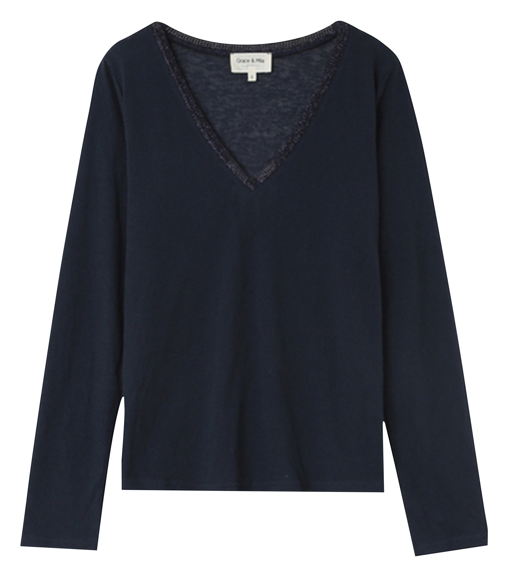 NISI - Tee-shirt droit en coton mélangé | Bleu