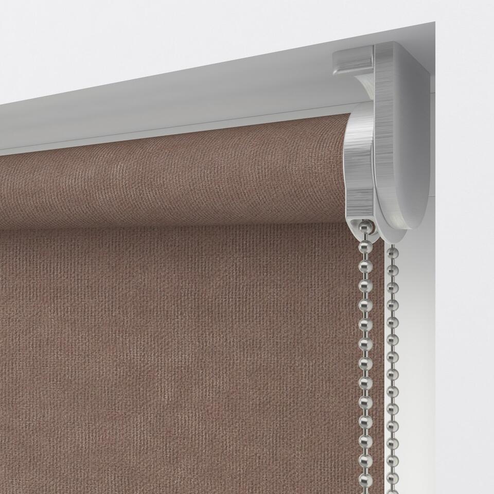 Fenstr Rolgordijn Gus Velours Taupe Deels Verduisterend
