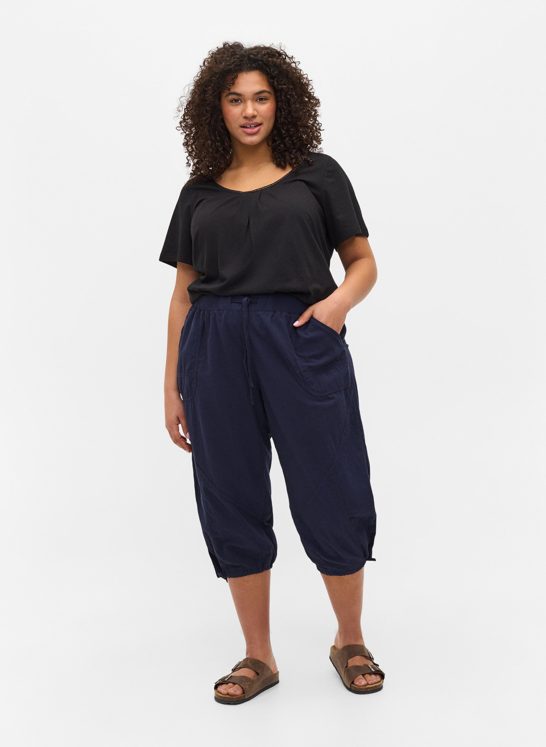 Løse knickers i bomuld