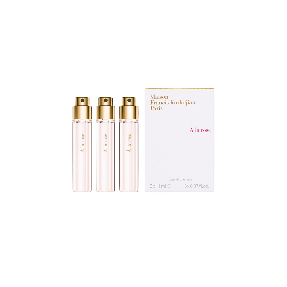 À la Rose Eau de Parfum 3x11ml
