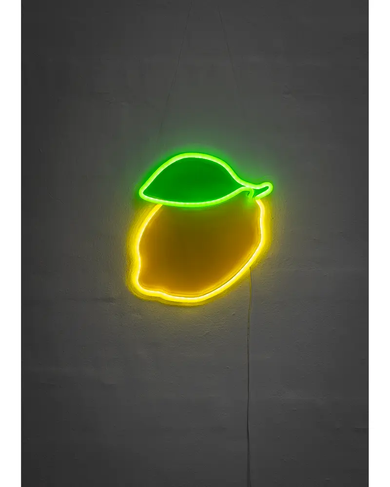 Neonskilt citron