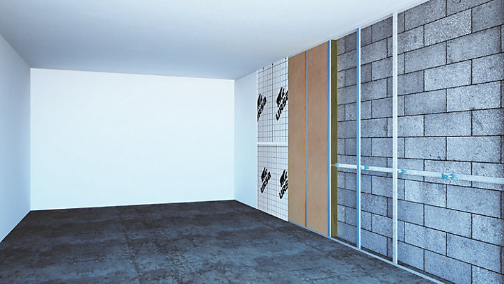 Panneau roulé laine de verre Murs URSA Thermocoustic 2,7 x 1,2 m Ép. 14 cm R. 4,35 m².K/W