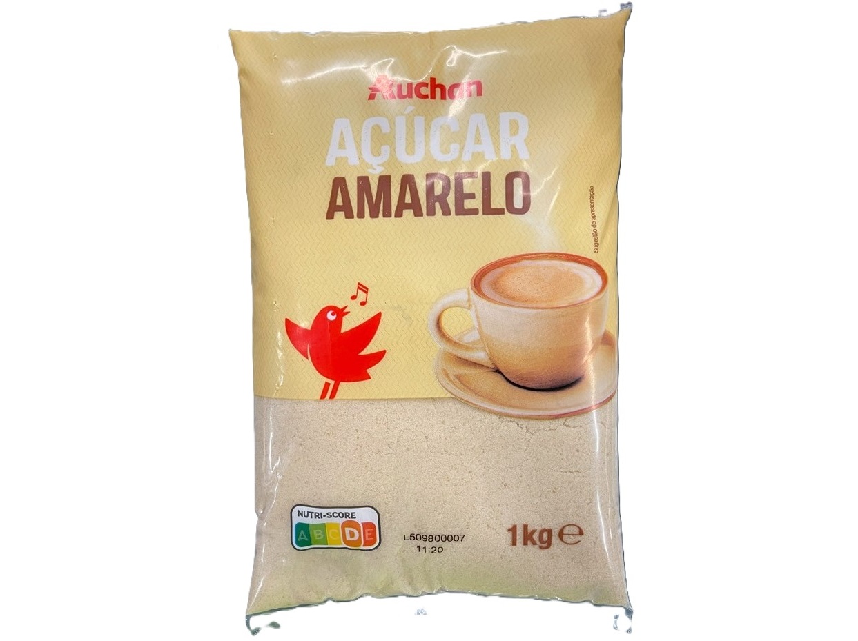 AÇUCAR AUCHAN AMARELO 1 KG