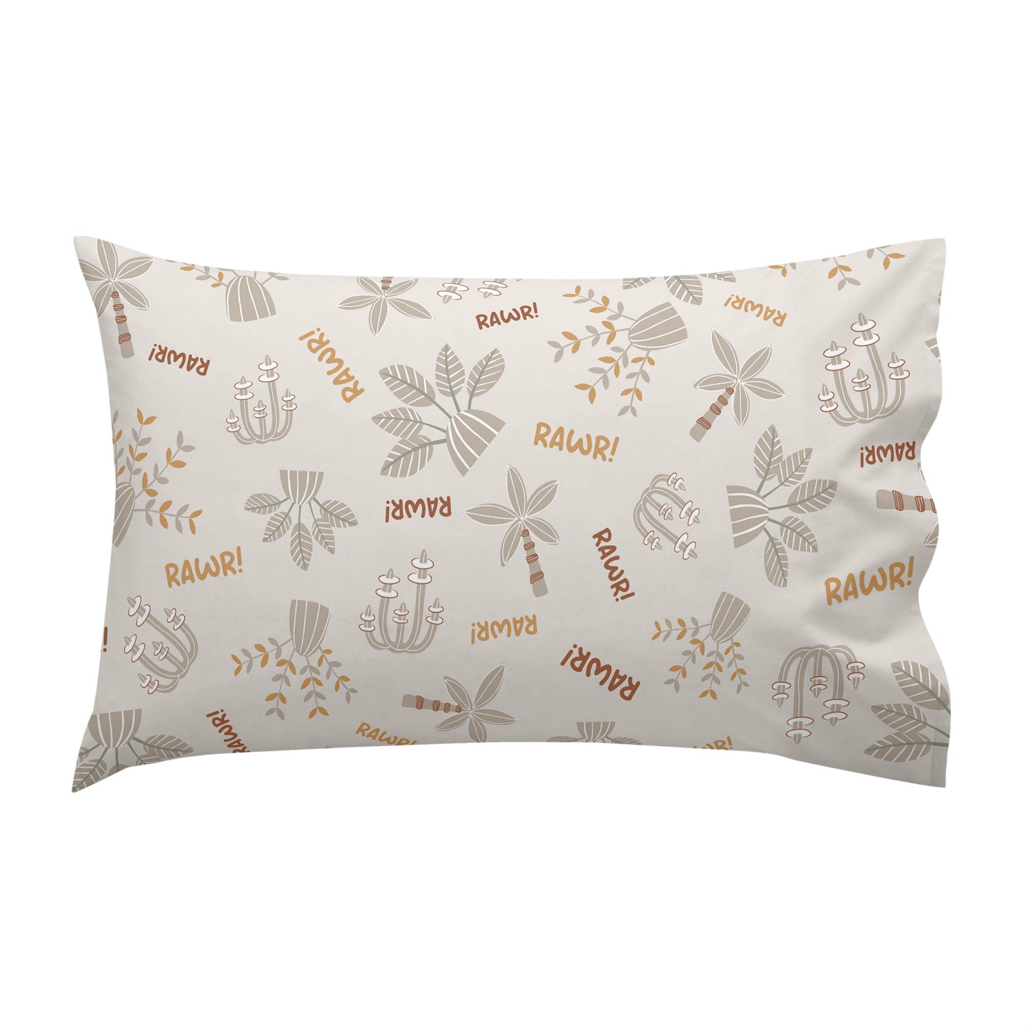 Dino family Laken Set 2-delig 120x180 cm (Maxiledikant) Moshi Moshi, Veelkleurig, 100% katoen, de kwaliteit van 150 TC