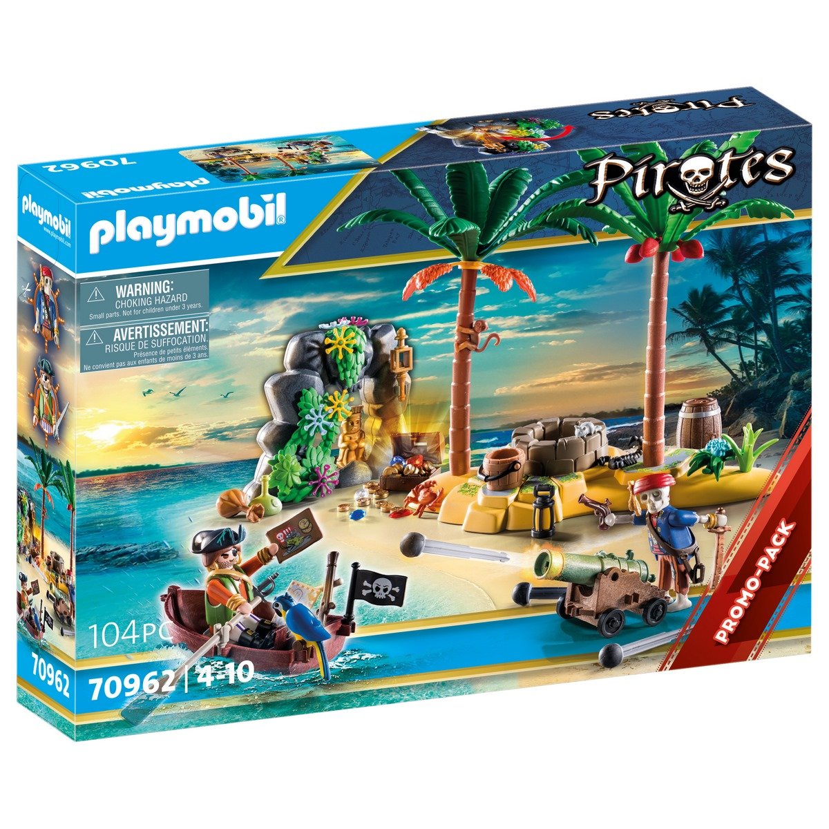 Ilôt des pirates Playmobil Pirates 70962