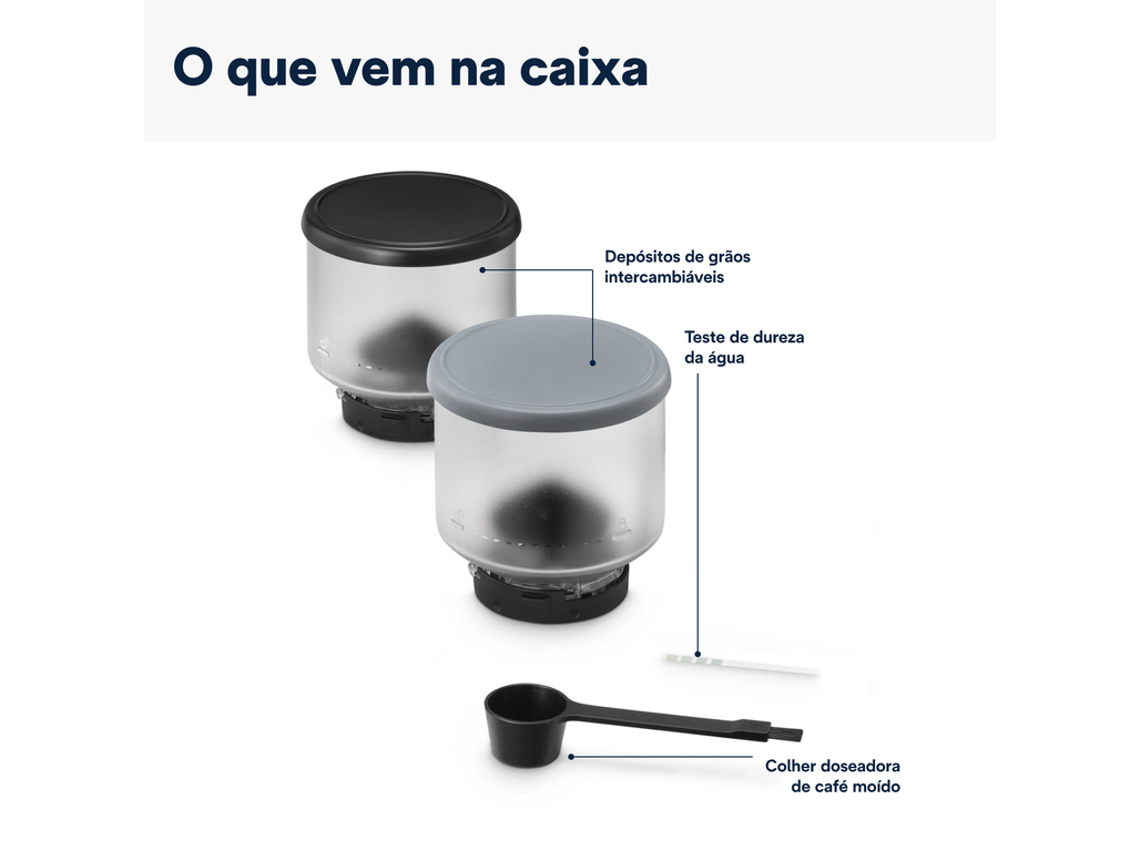 MÁQUINA DE CAFÉ AUTOMÁTICA DELONGHI RIVELIA EXAM440.35.B PRETO