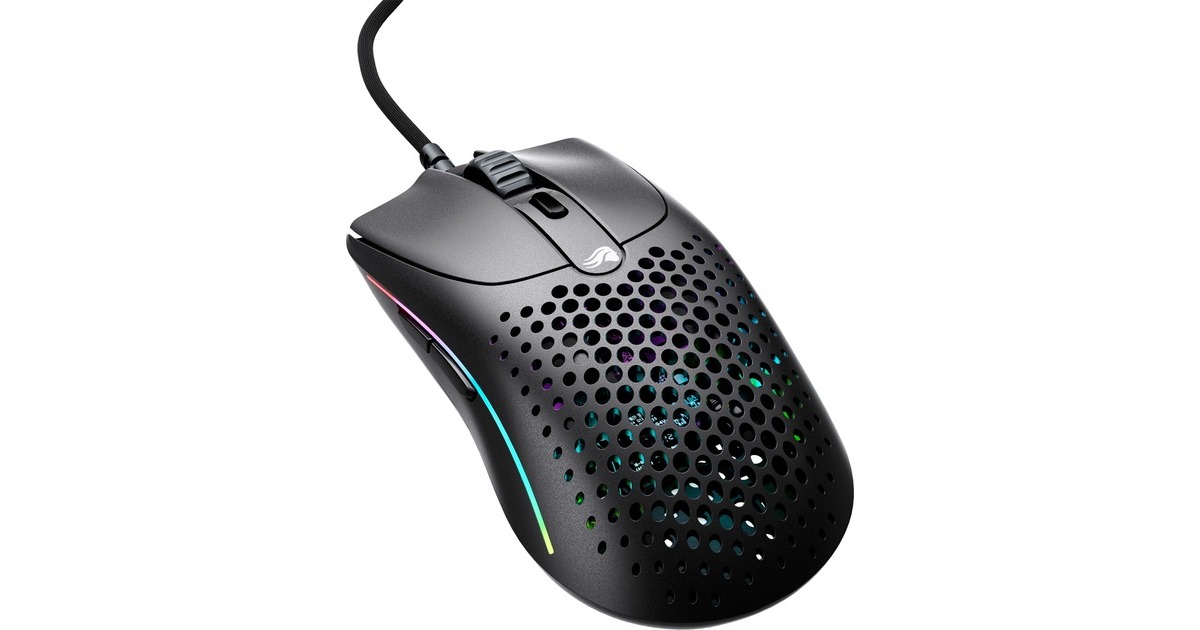 GloriousModel O 2 gaming muis  (Zwart (mat), 26.000 dpi, RGB leds)