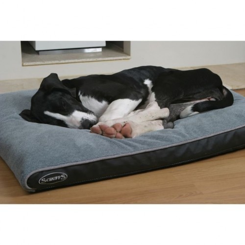 Cama ortopédica para cães, cinza