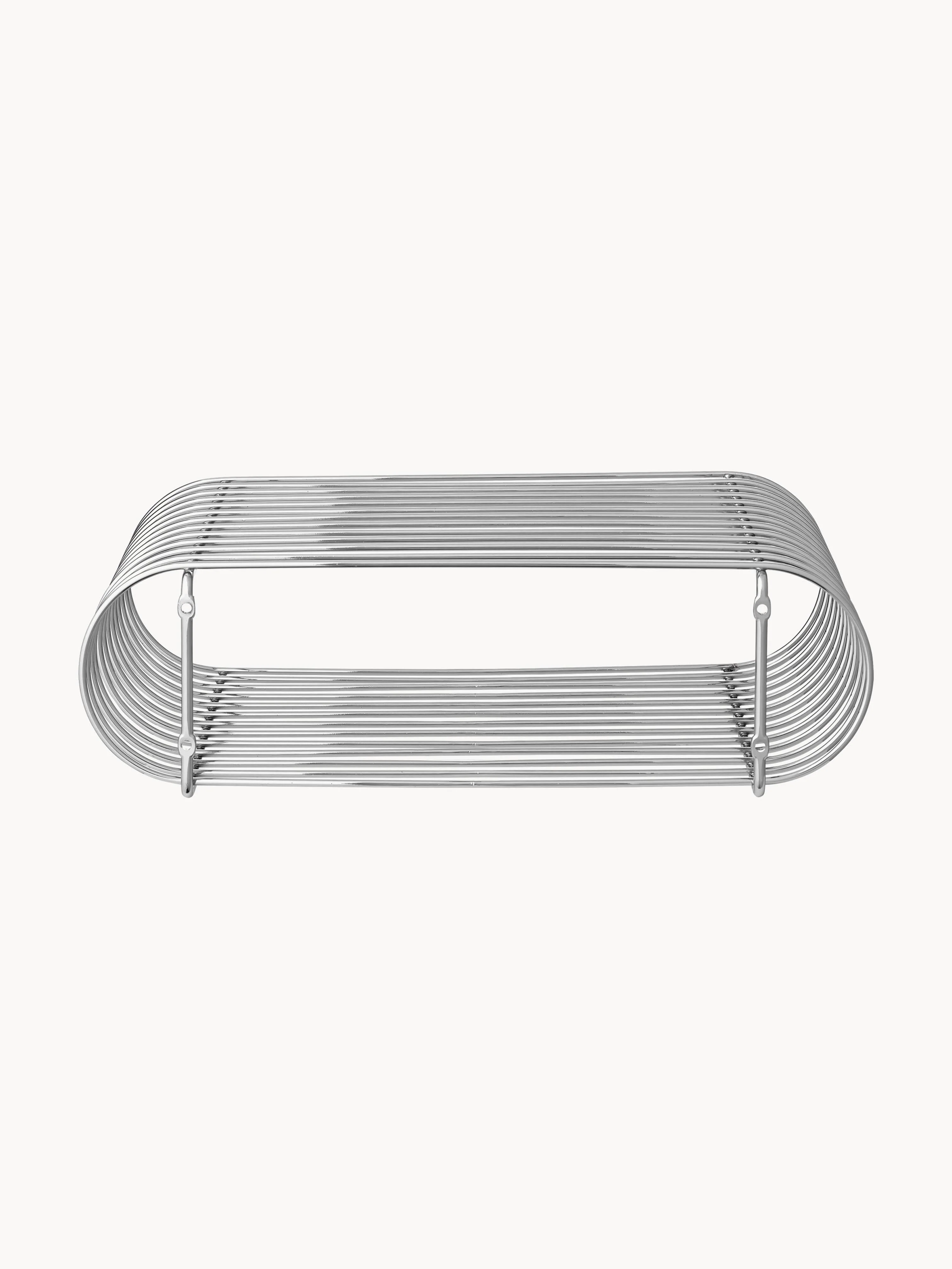 Metalen wandrek Curva, B 40 cm