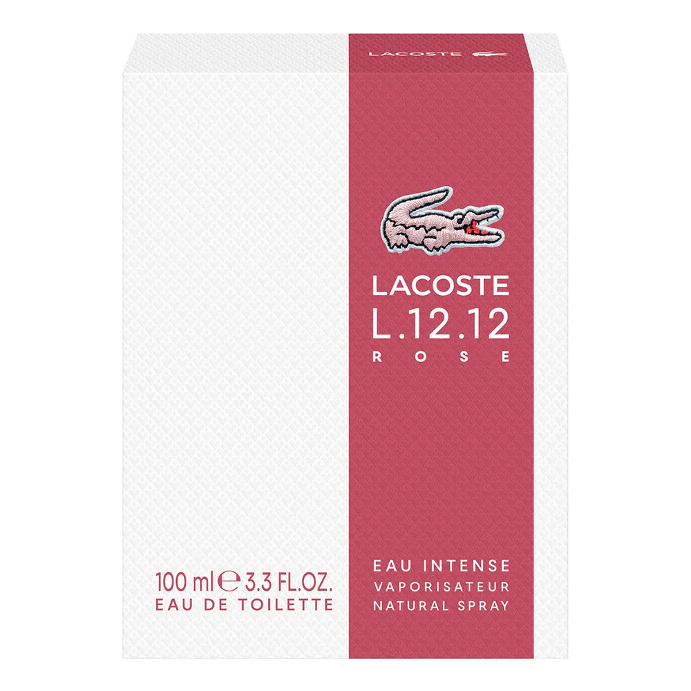 Lacoste L.12.12 Rose Eau Intense Edt - 100 ml.