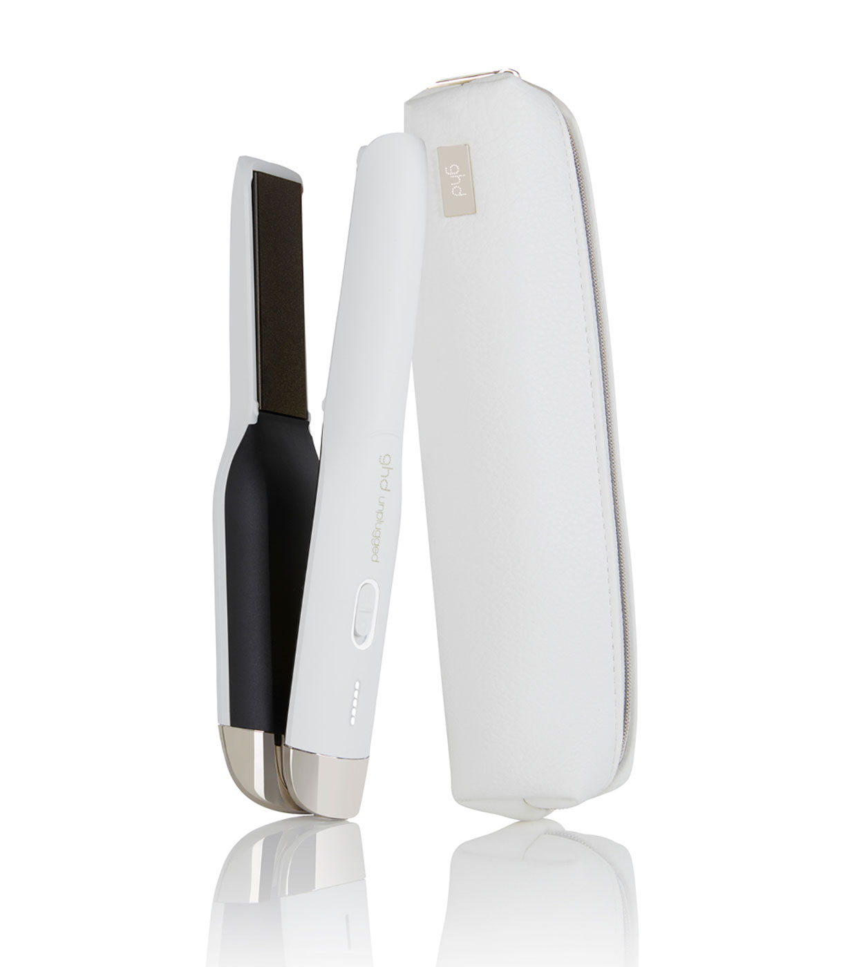 ghd - Alisador de cabelo sem fio ghd Unplugged - Branco