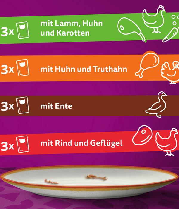 Whiskas® Nassfutter für Katzen Multipack
