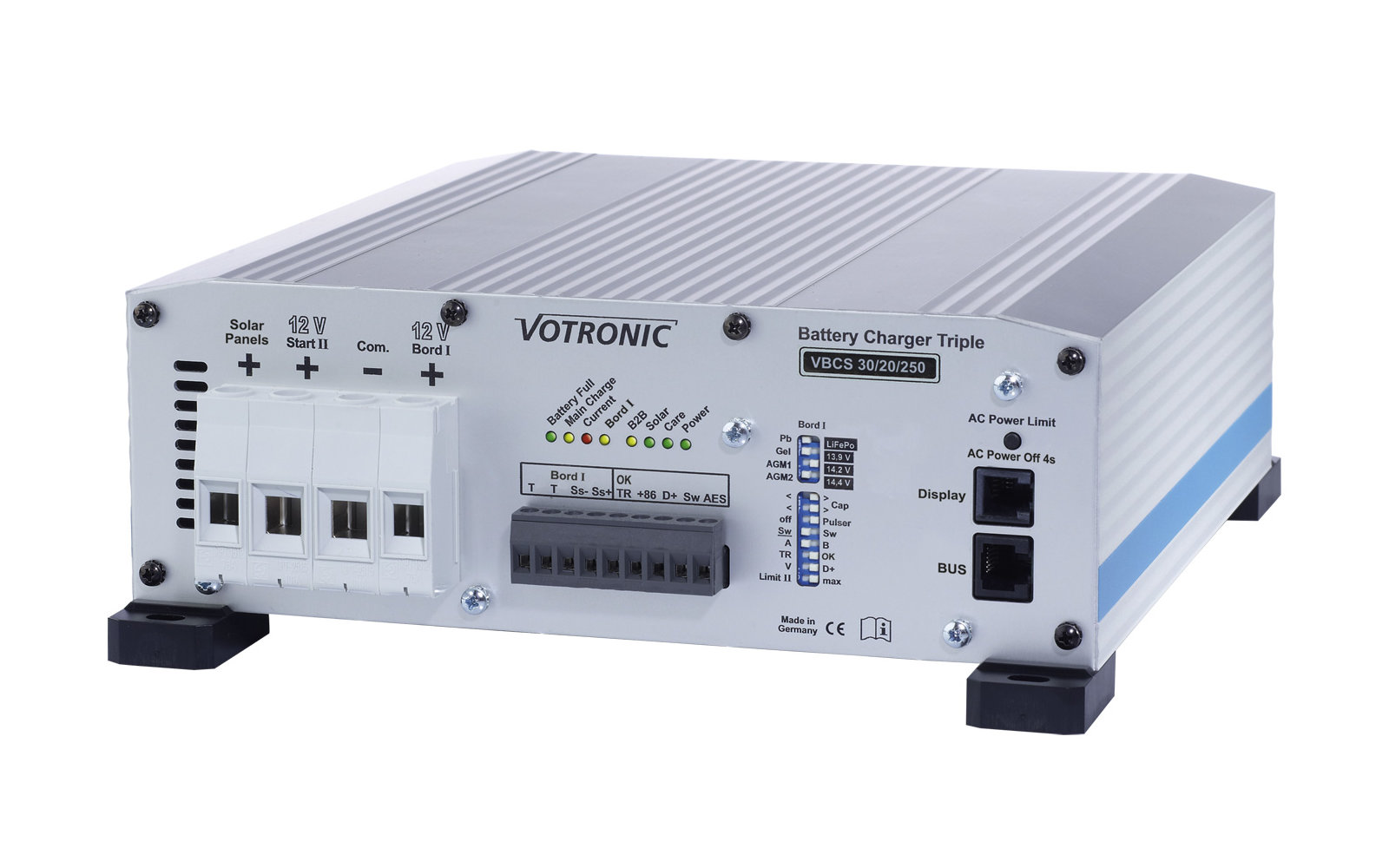 Votronic VBCS 30/20/250 Triple-CI Batterie-Ladegerät