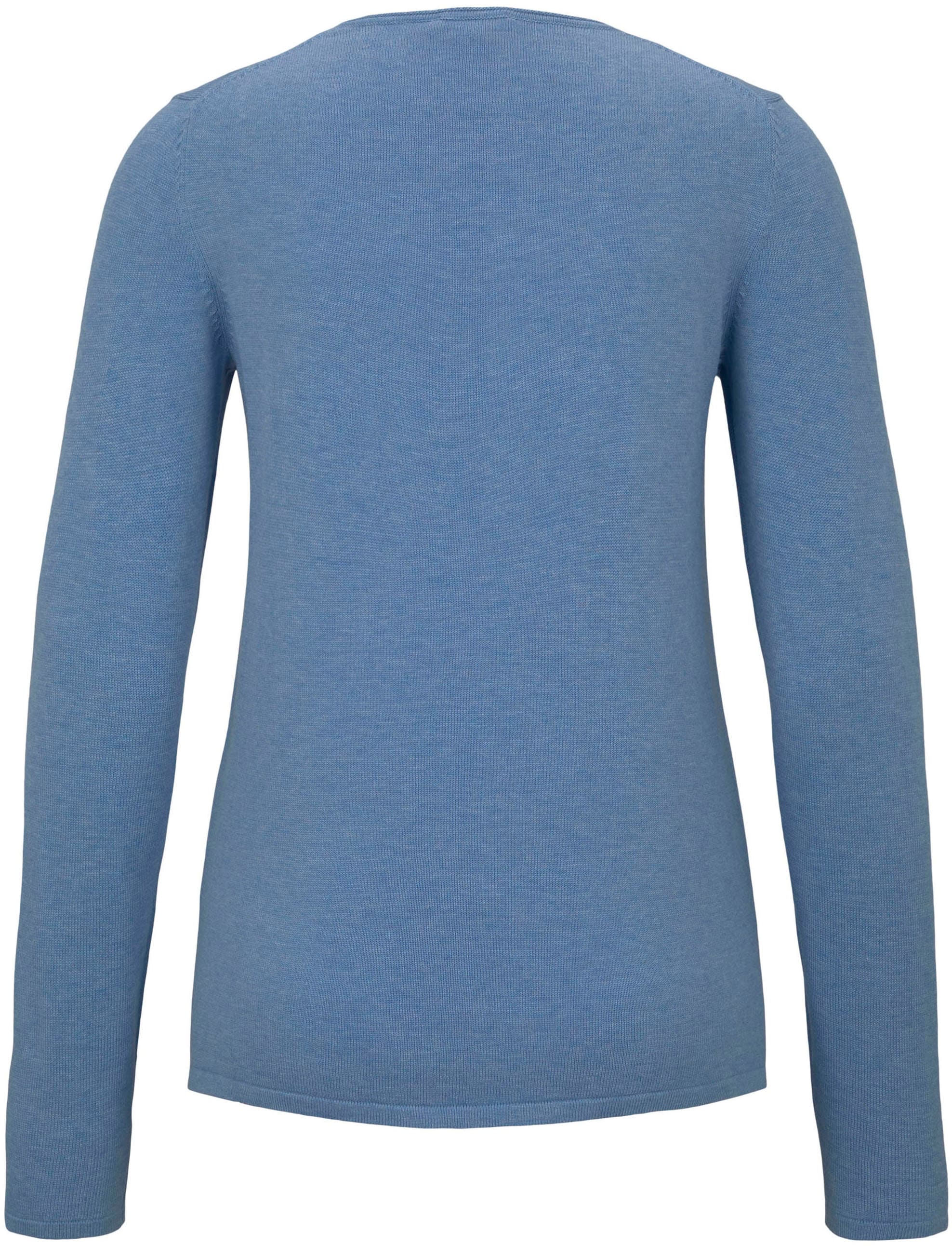 TOM TAILOR V-Ausschnitt-Pullover aus Feinstrick