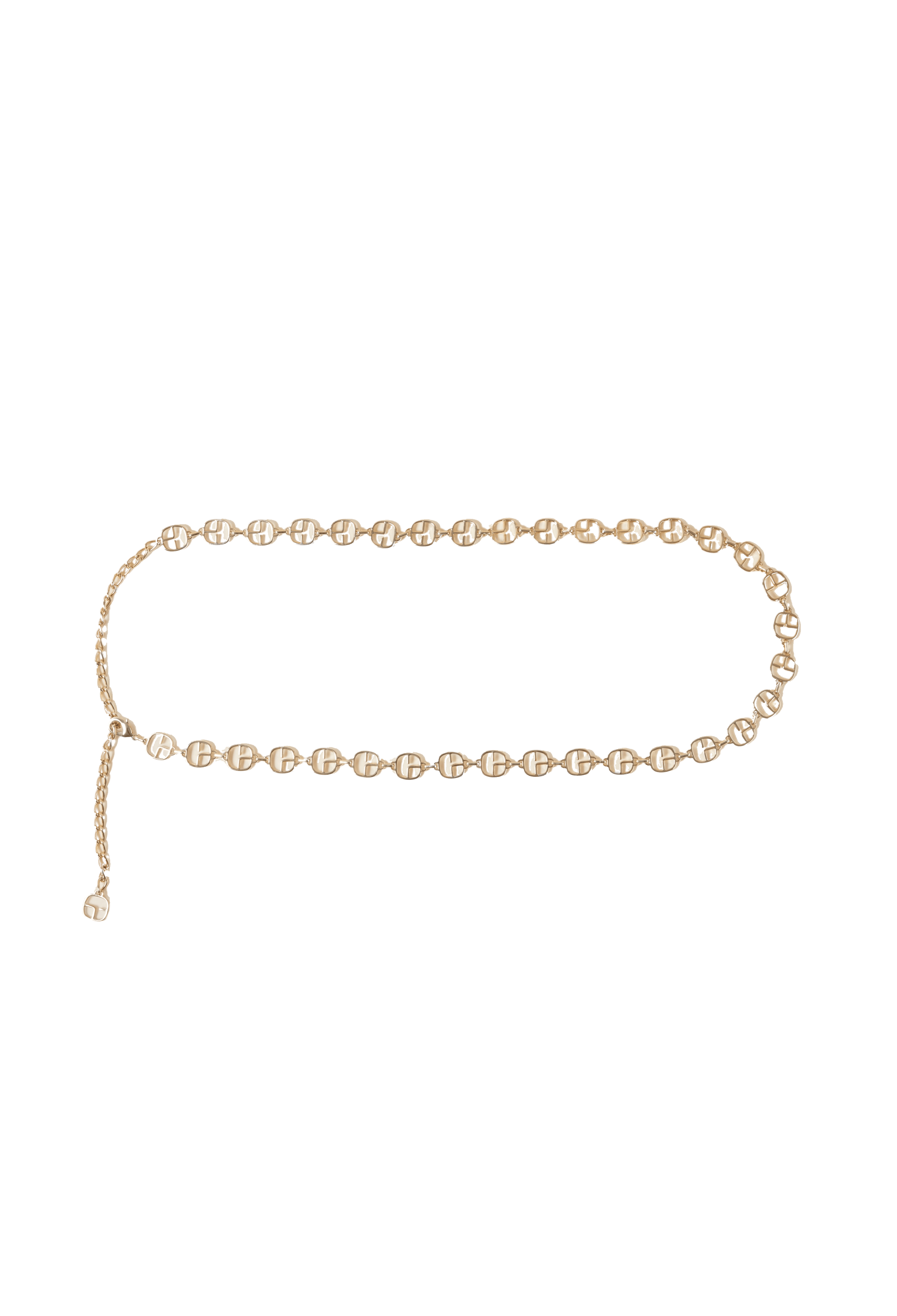 Ceinture chaîne monogramme | Doré