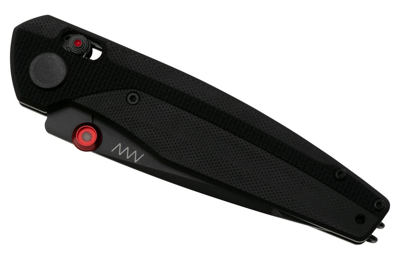 ANV A200BB, DLC Sleipner, Black G10, zakmes