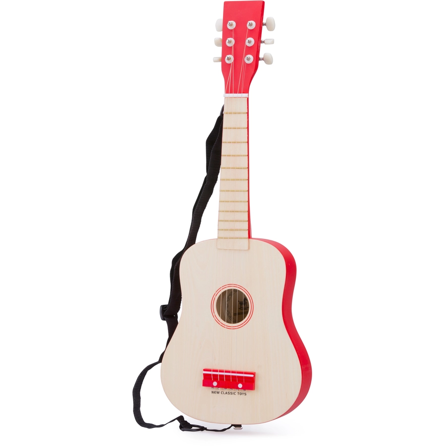New Classic Toys Gitarre - DeLuxe - NaturRot