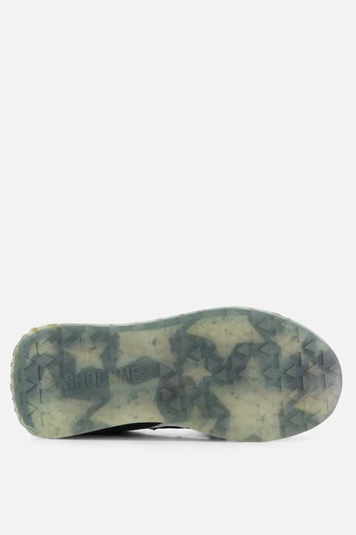 Barst! Glitter Sneakers zwart Leer