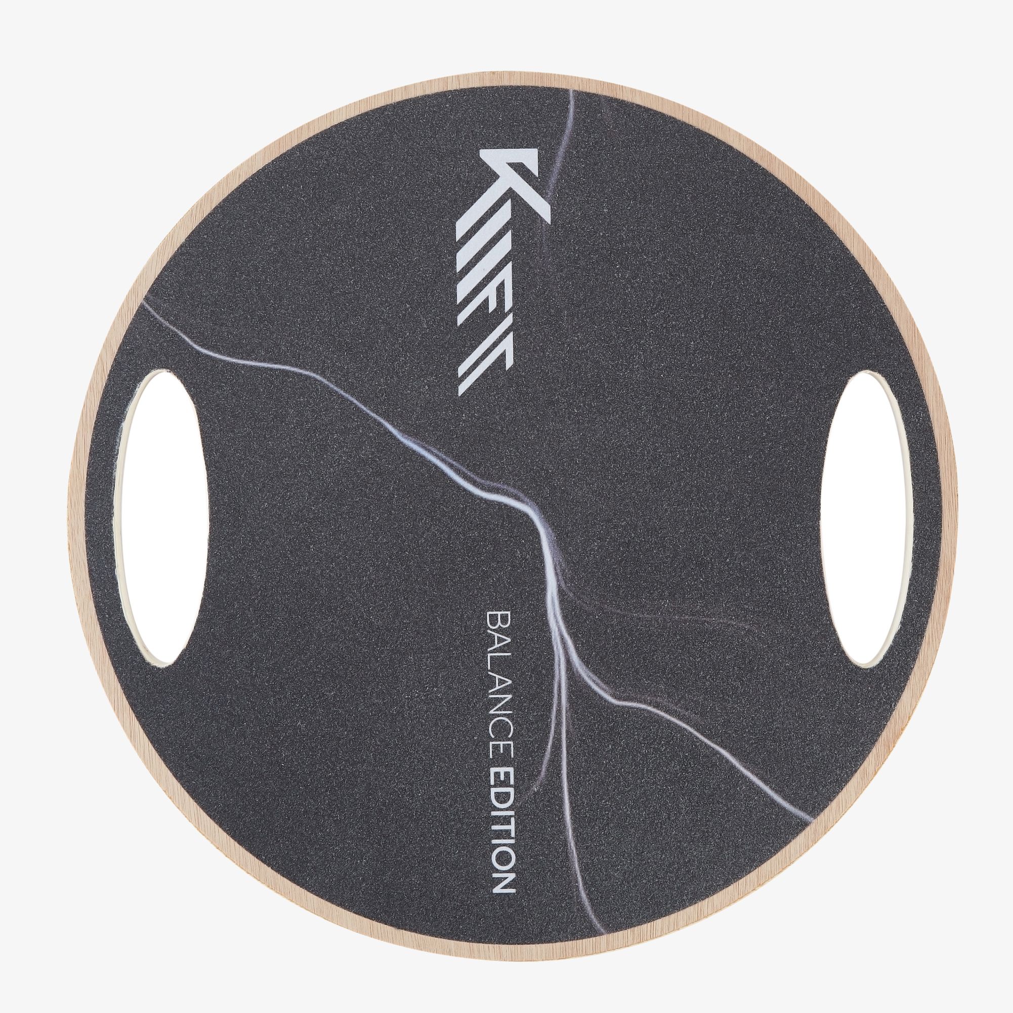 KM-Fit Balance Board aus Holz rund