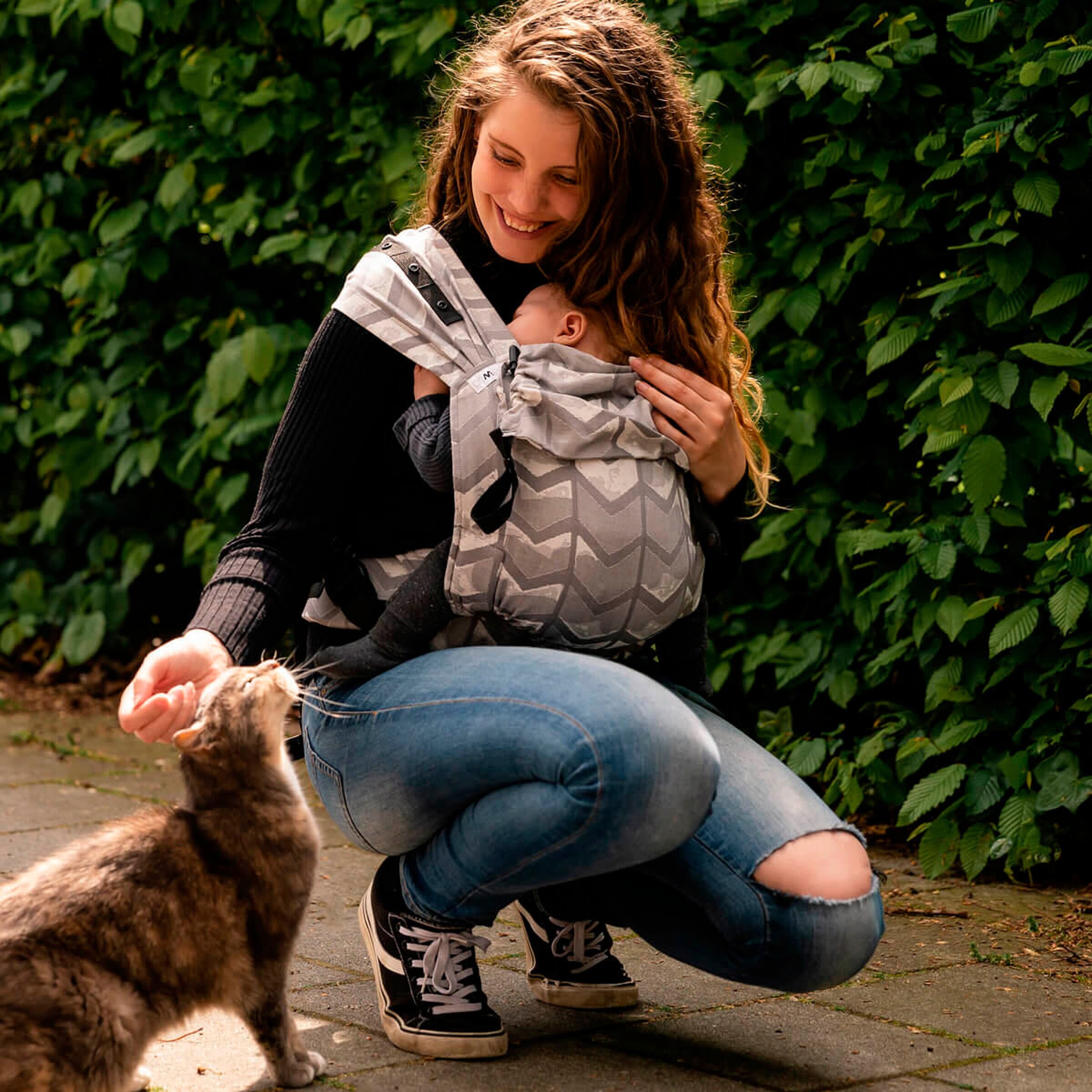 HOPPEDIZ® Babytrage Primeo Amsterdam stone