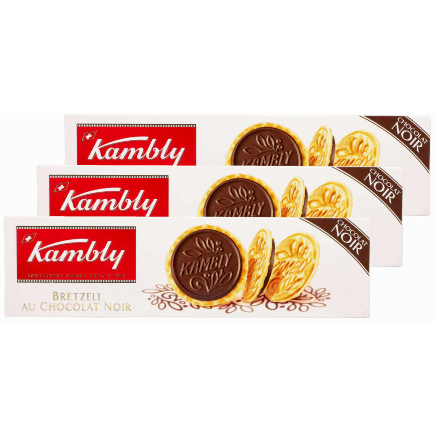 Kambly Bretzeli au Chocolat noir 3x100g