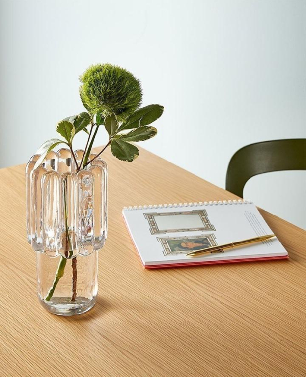Tom Dixon Press vaas medium transparant