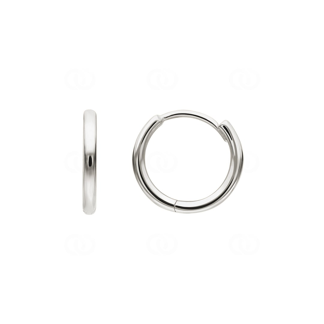 Kreolen 750/18 K Weissgold Ø 14.8mm