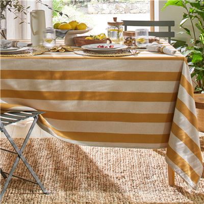 Nappe antitache à rayures