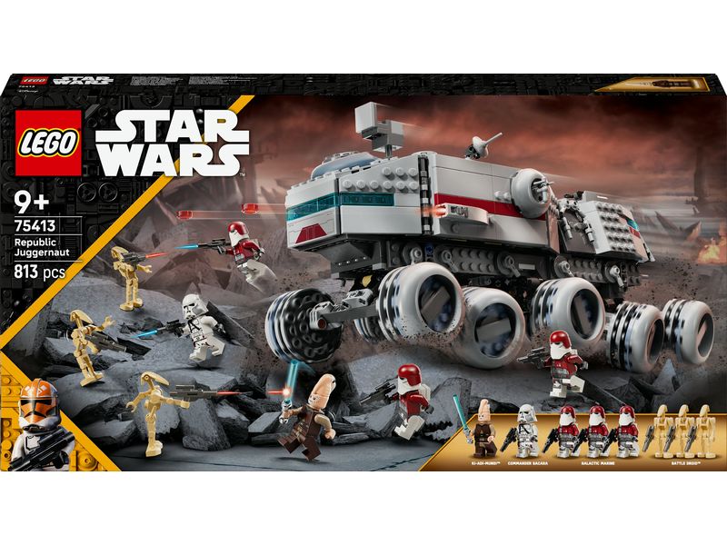 LEGO® Star Wars Republikanischer Juggernaut 75413 Bau-Set für jede Menge Actionspass