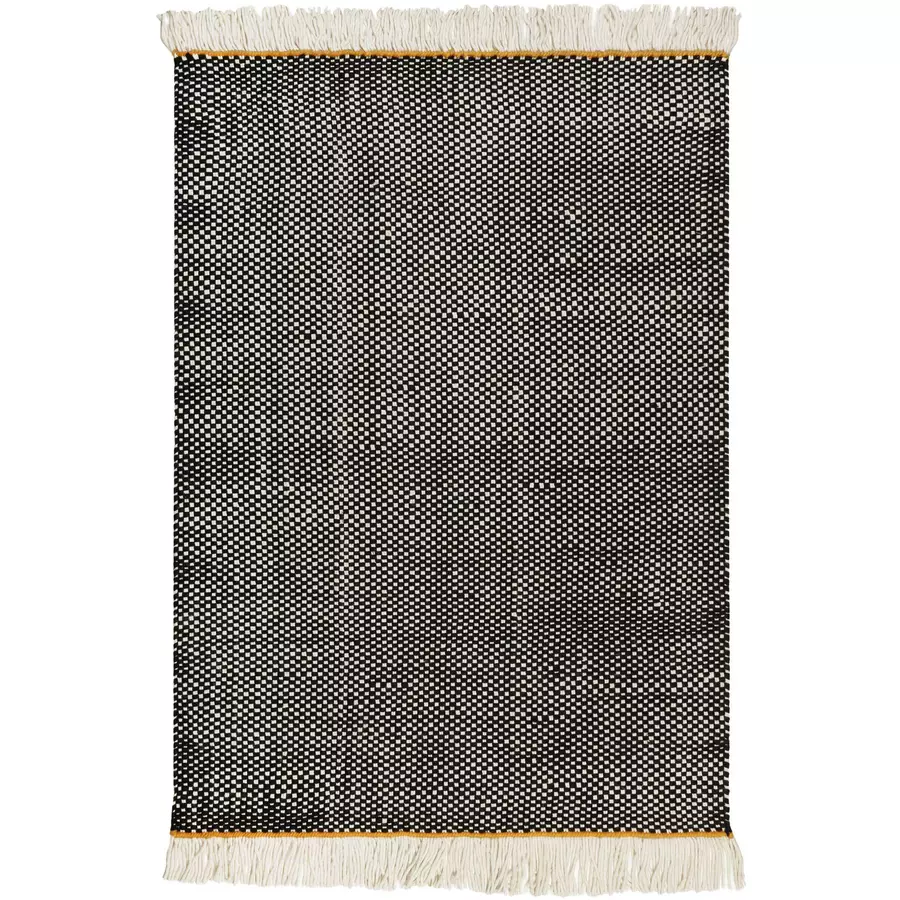 Esprit Handweb-Teppich Casa schwarz