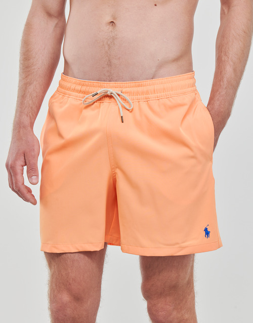 Polo Ralph Lauren - MAILLOT DE BAIN UNI EN POLYESTER RECYCLE Coral