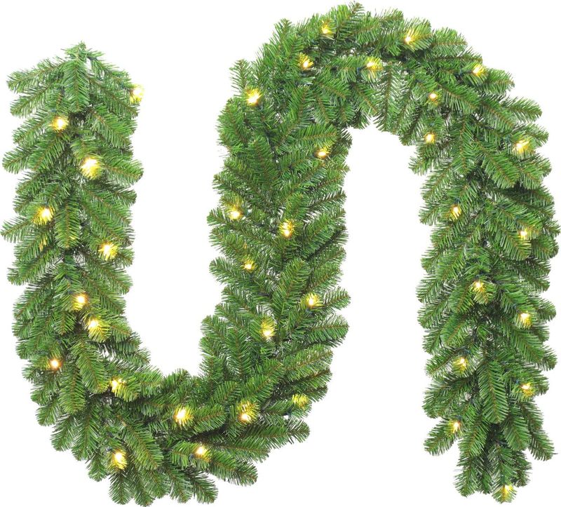 Guirlande Winterberg - LED Verlichting - Warm Wit - 2,7 m x D 30 cm