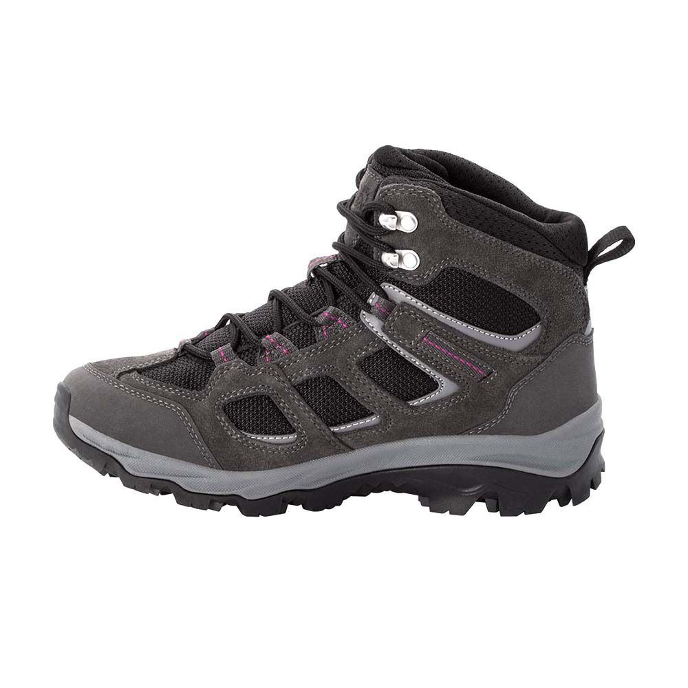 Jack Wolfskin VOJO 3 TEXAPORE MID - Chaussures de randonné Femme dark steel/purple