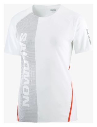 Maillot manches courtes Salomon S/LAB Speed Blanc Femme