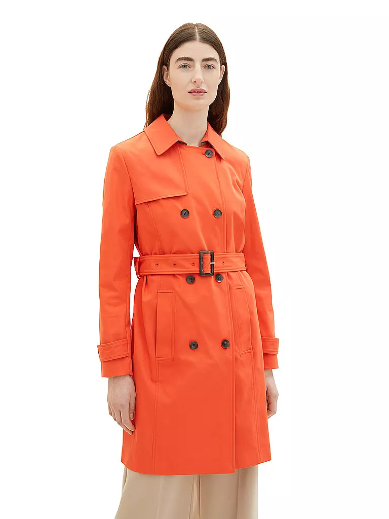 TOM TAILOR Trenchcoat orange