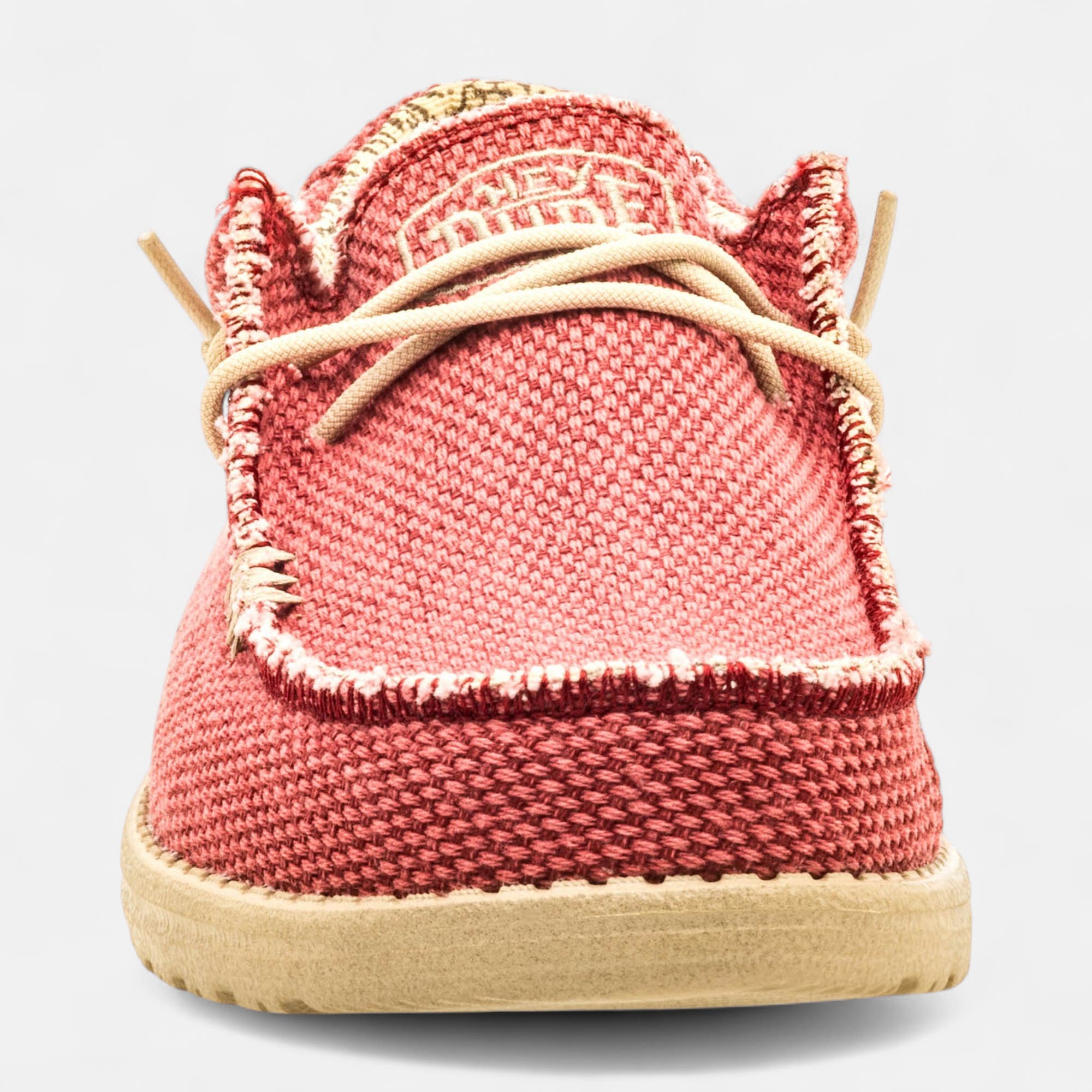 Baskets en toile Homme rouge