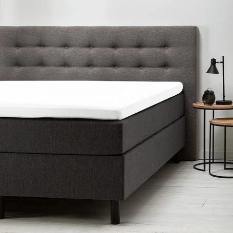 Hoeslaken Comfort Stretch - Topper - Wit