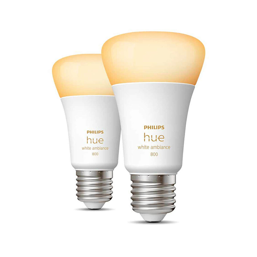 Philips Hue White Ambiance E27 A60 - 9.5 W x2