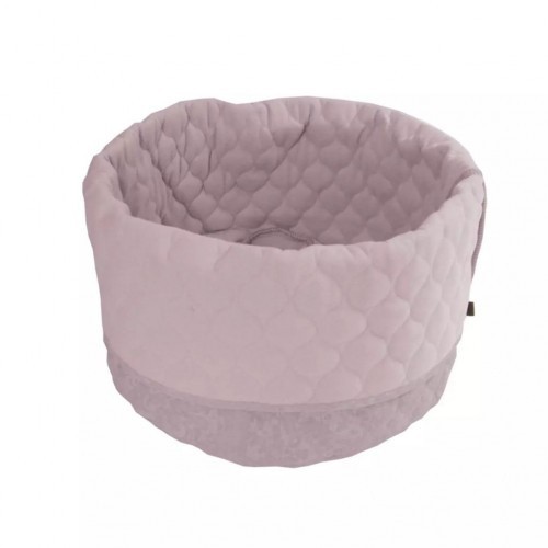 Cama vintage rosa para gato