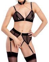 Luxe Open BH en Jarretel Set