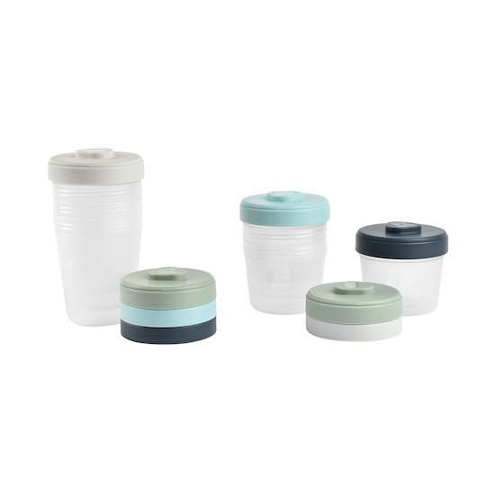 Set 2ème âge 8 portions clip 150ml/250ml   de               Béaba