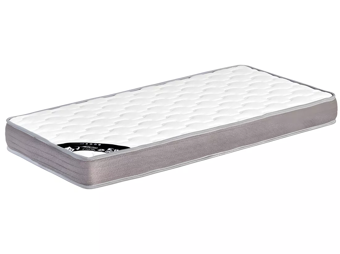 Matelas en mousse 90x190 cm mousse blanc AIATA 3D