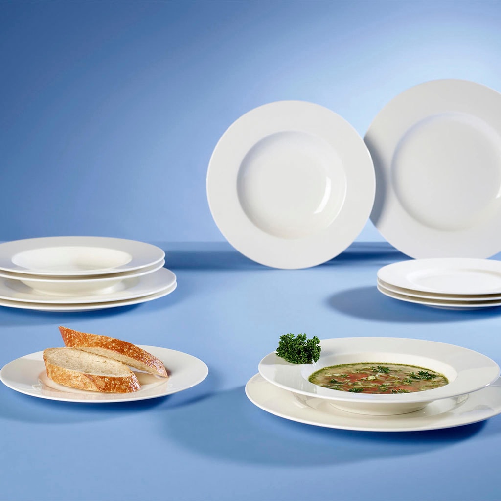 Villeroy & Boch Tafelservice »Wonderful World White« Made in Germany, Fine China Porzellan