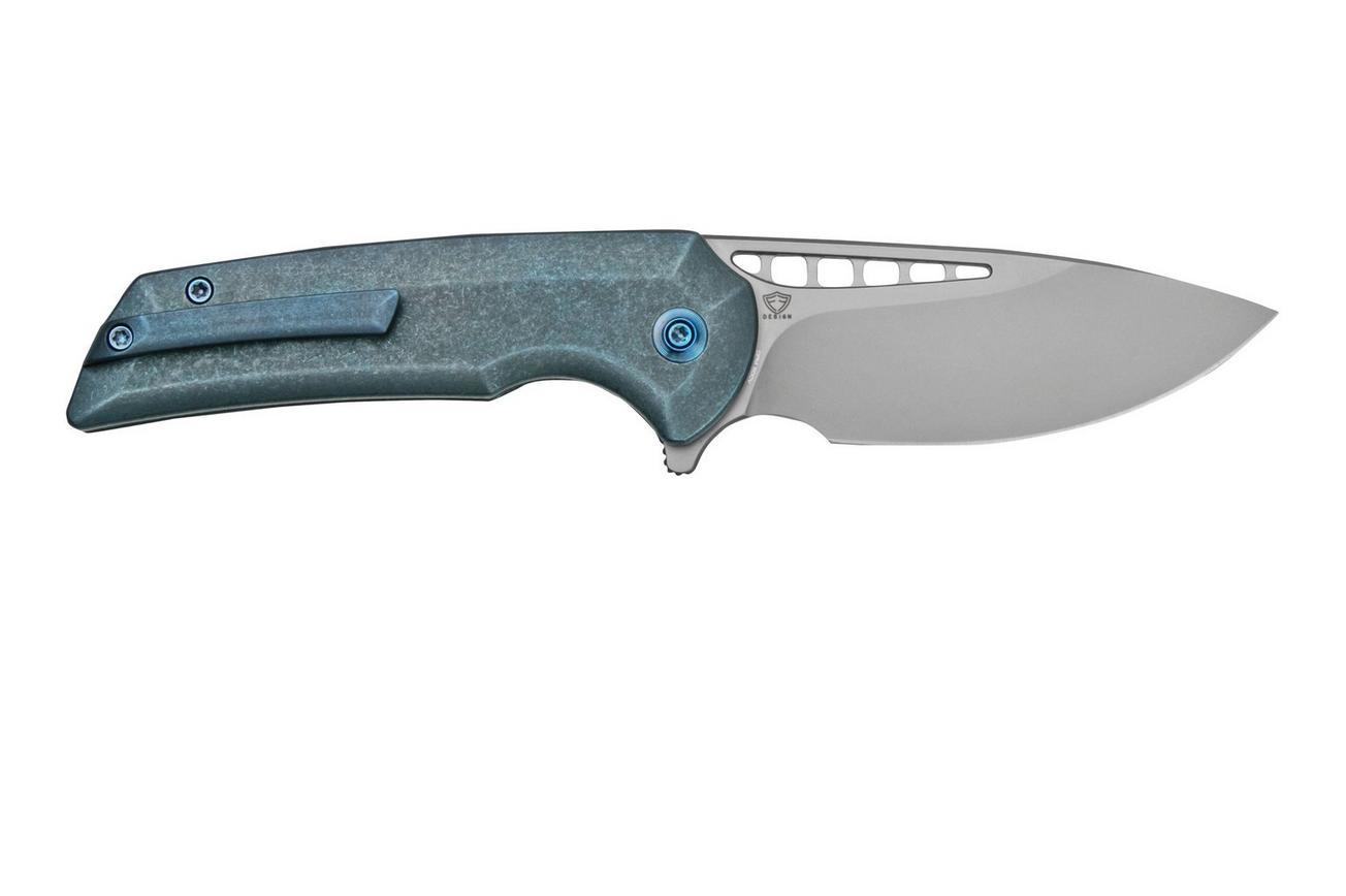 WE Knife Mini Malice WE054BL-3, Blue Titanium zakmes