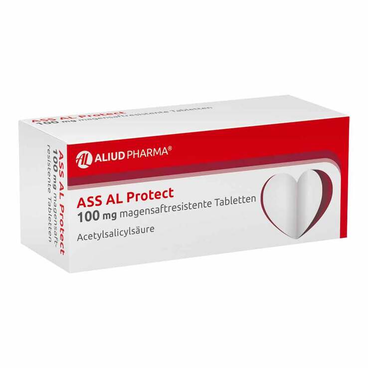 ASS AL Protect 100 mg magensaftresistente Tabletten, 100 St